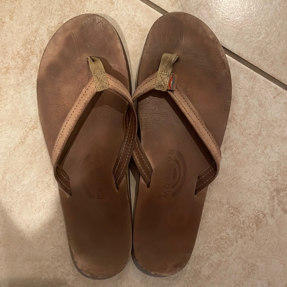 Rainbow Thong Flipflop sandals